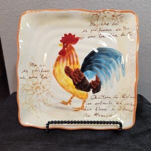 Rooster Plate